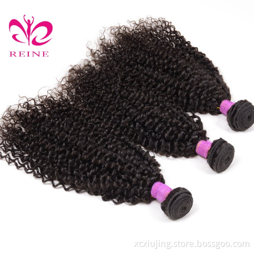 Kinky curly hair virgin Peruvian  hair Bundles 100% virgin hair bundles for black women